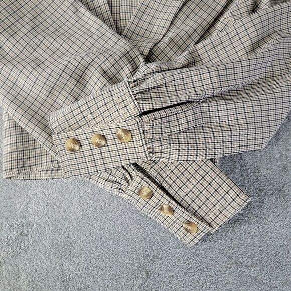 Charlie Holiday Deep V Neck Long Sleeve Multicolor Striped Crop Top Women's XS 2 - Picture 8 of 10